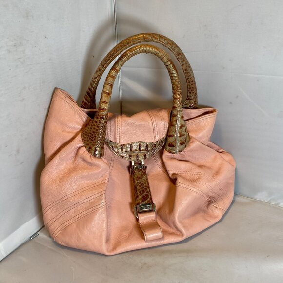 Fendi Handbags - Fendi Y2K Spy Bag Pink Dusty Pink Pebbled leather